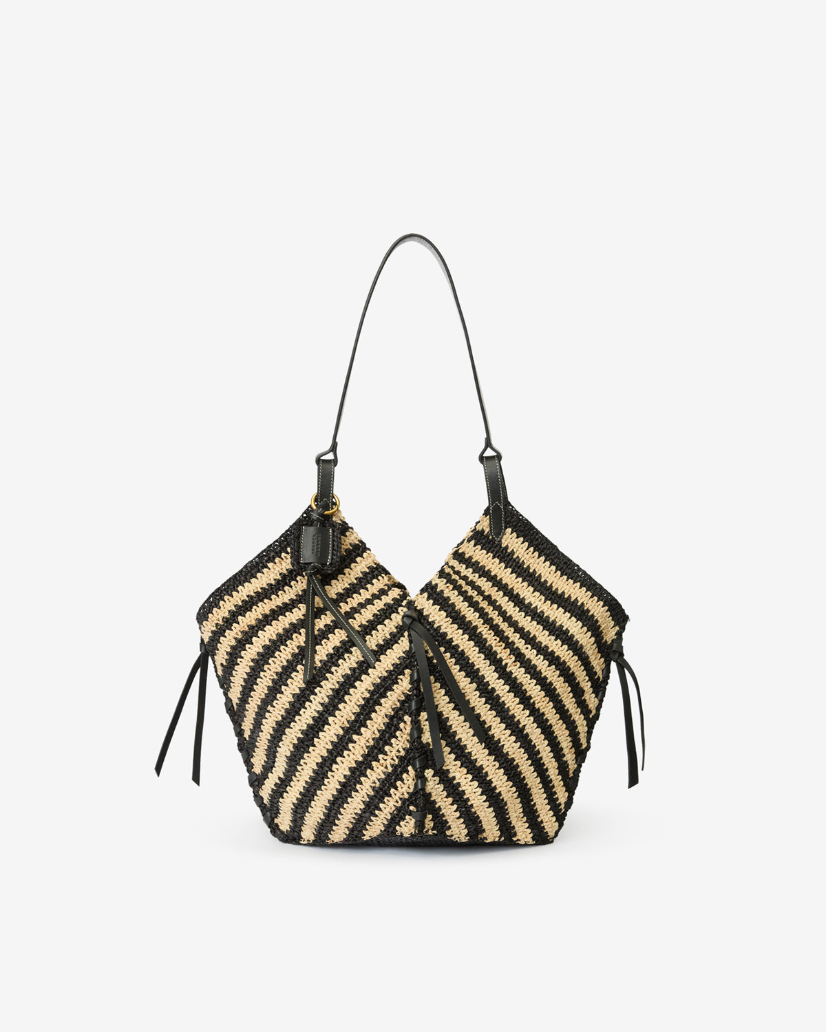 Sac Tampa — Noir et naturel, vue 3 ; référence PM0066FCD1X05MBKNL