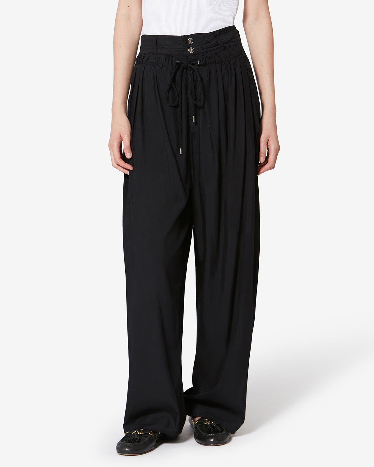 Pantalon Inaya — Noir, vue 1 ; référence PA0547FCD1I03I01BK