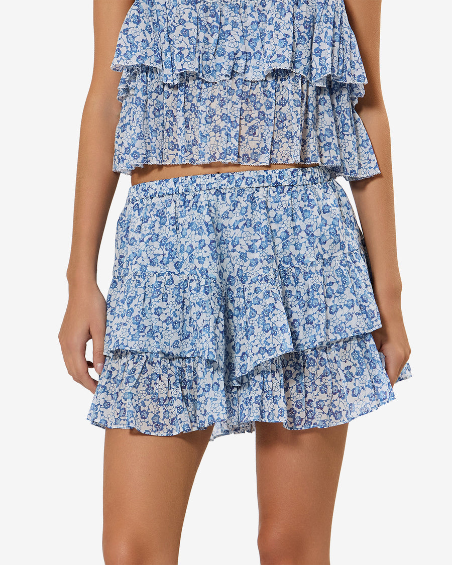 Short Jocadia — Bleu, vue 1 ; référence SH0021FAD1J15E30BU