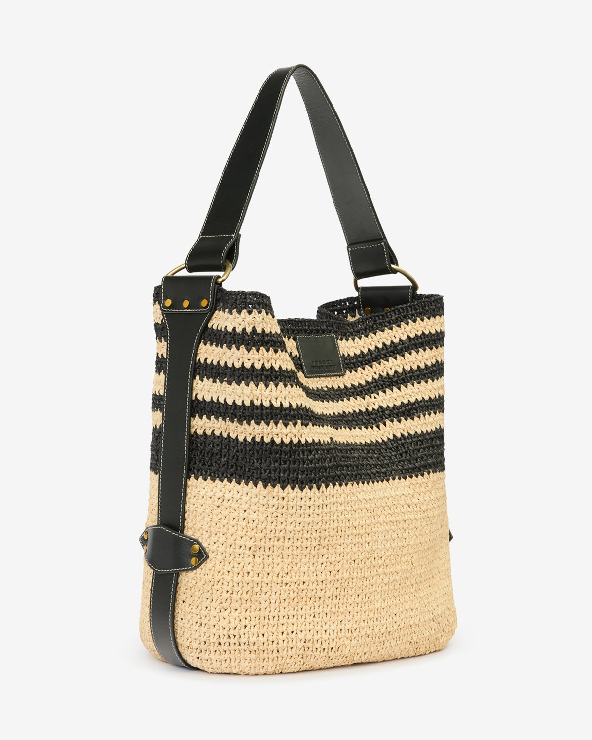 Sac Bayia — Noir et naturel, vue 3 ; référence PP0017FBD1X06MBKNL