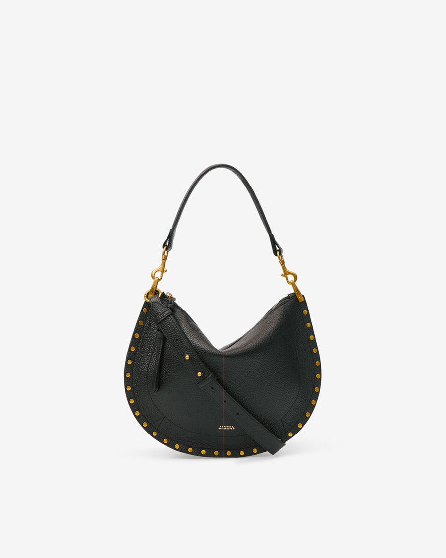 Sac Oskan Soft Zip en cuir grainé — Noir, vue 2 ; référence BF0066FAC3C22M01BK