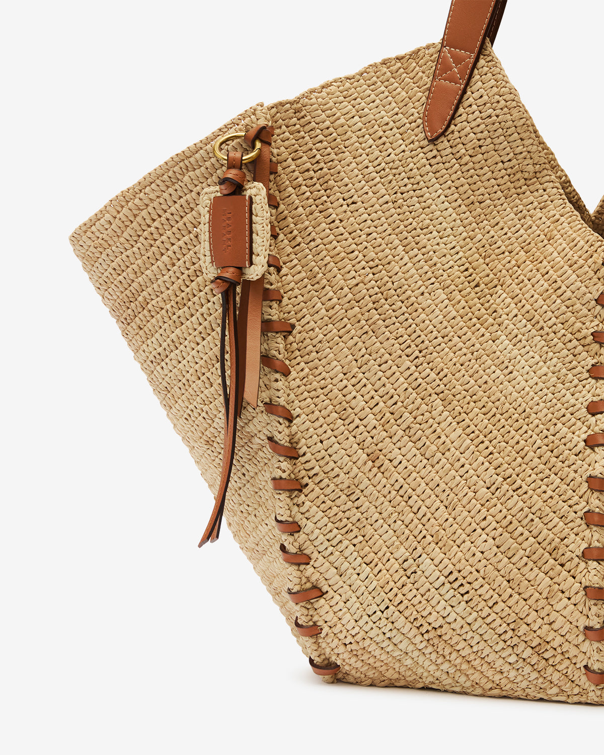 Sac Tampa Tote — Naturel et cognac, vue 1 ; référence PP0413FAC1X07MNLCG