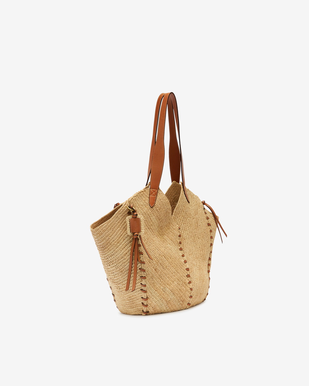 Sac Tampa Tote — Naturel et cognac, vue 3 ; référence PP0413FAC1X07MNLCG