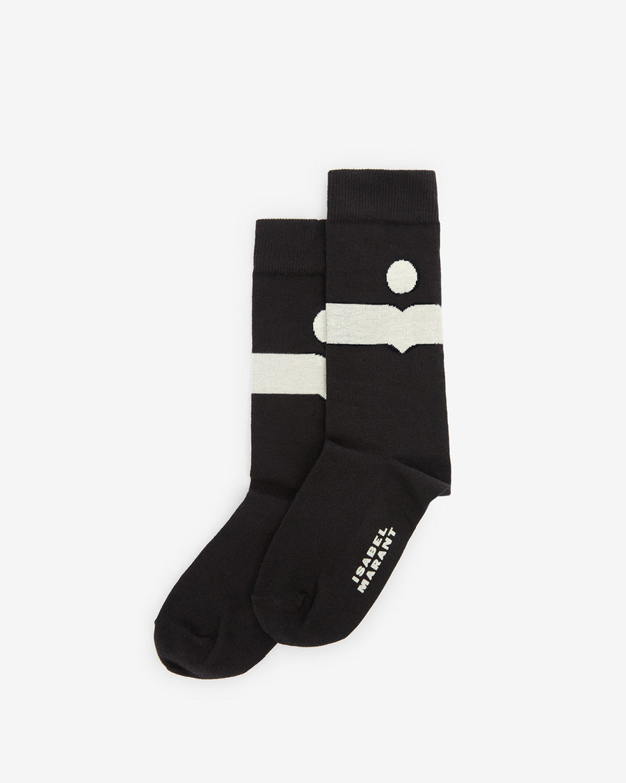 Chaussettes Nesson — Noir, vue 2 ; référence CT091JHAD1C01J01BK
