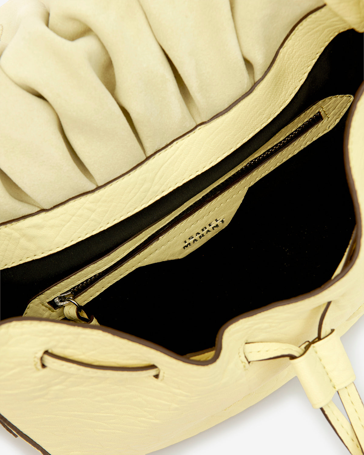 Sac Bolton en cuir grainé — Butter, vue 1 ; référence PP0406FAC4C05M10BR