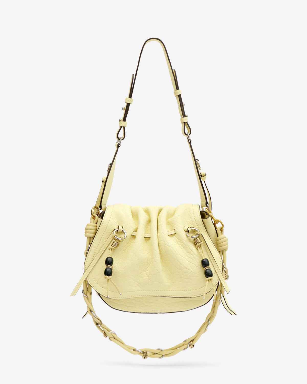 Sac Bolton en cuir grainé — Butter, vue 2 ; référence PP0406FAC4C05M10BR
