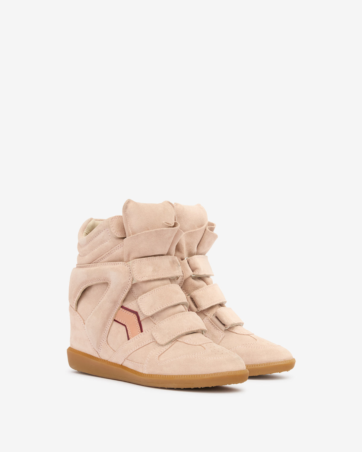 Baskets Bekett — Rose pâle-pêche, vue 2 ; référence BK0010FAB1E09SPIPH