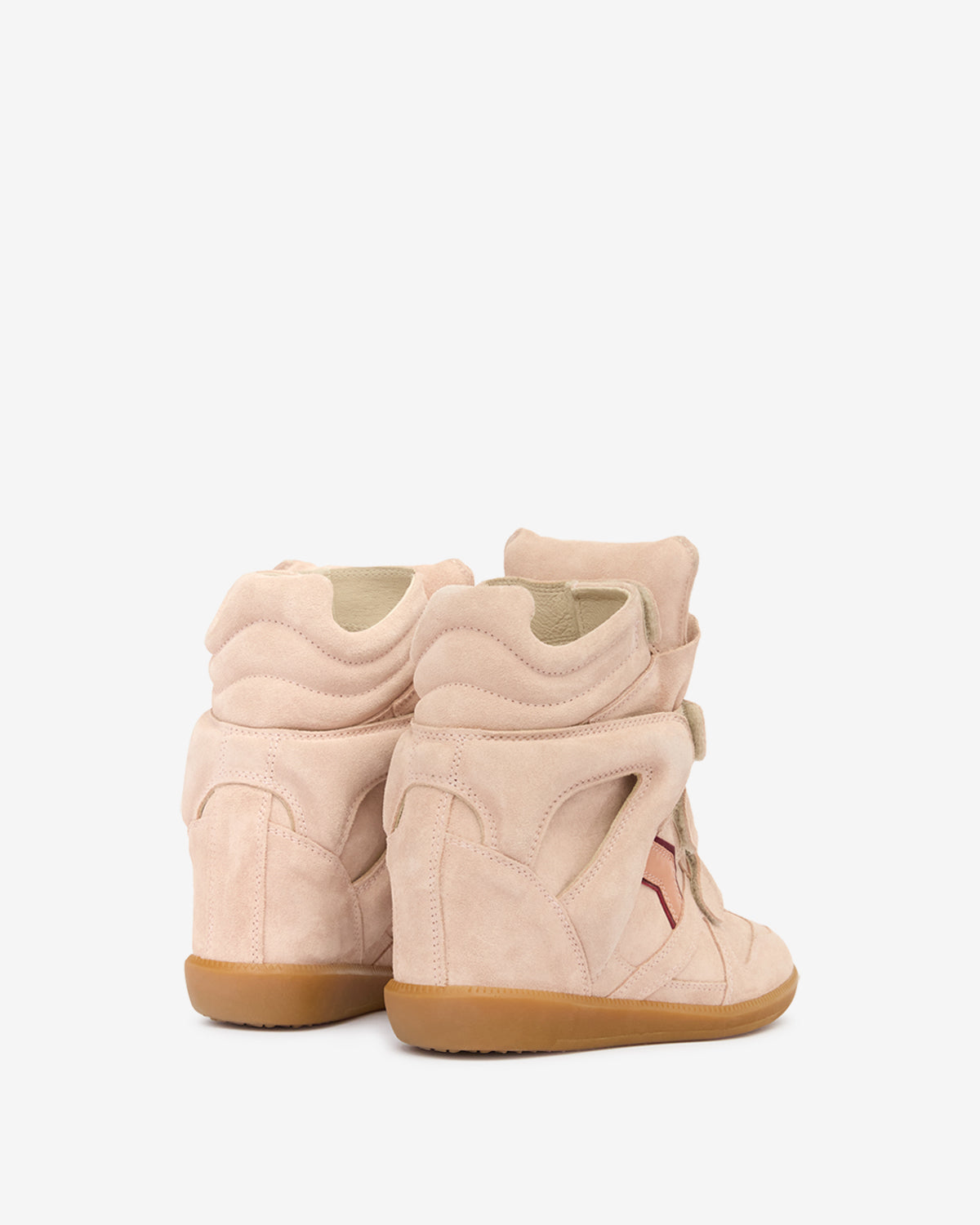 Baskets Bekett — Rose pâle-pêche, vue 3 ; référence BK0010FAB1E09SPIPH
