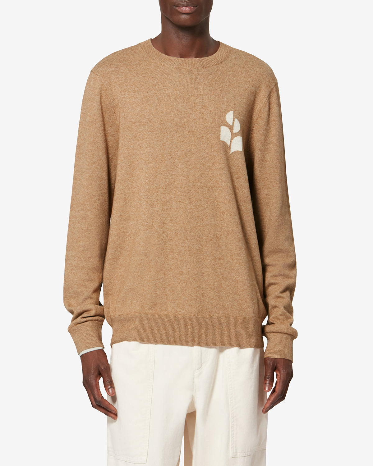 Pull Antea — Camel-gris clair, vue 1 ; référence PU0874HAD1L08HCMLG