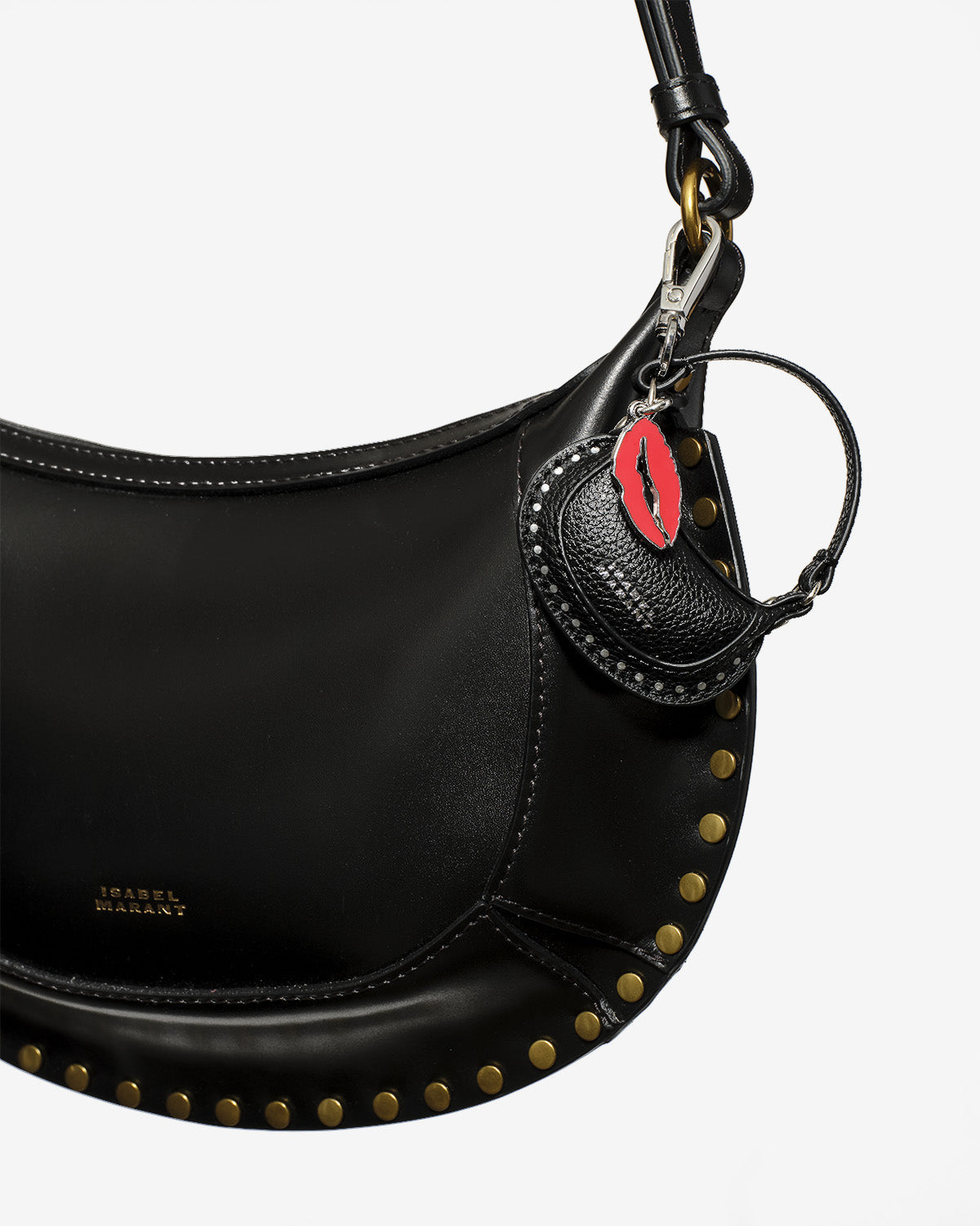 Accessoire de sac Oskan Moon nano — Noir, vue 2 ; référence PC0007FAC3X07G01BK