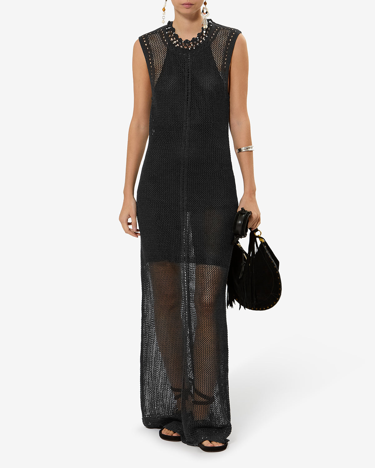 Robe Metaya — Noir, vue 1 ; référence RO1134FAD2L13I01BK