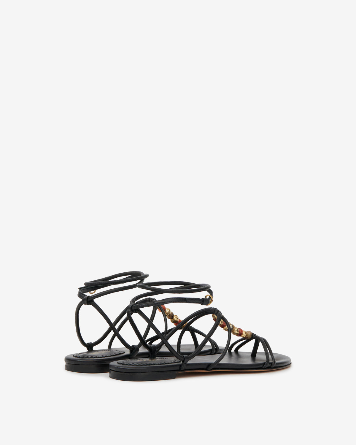 Sandales Yctoria — Noir, vue 3 ; référence SD0291FAD2B11S01BK