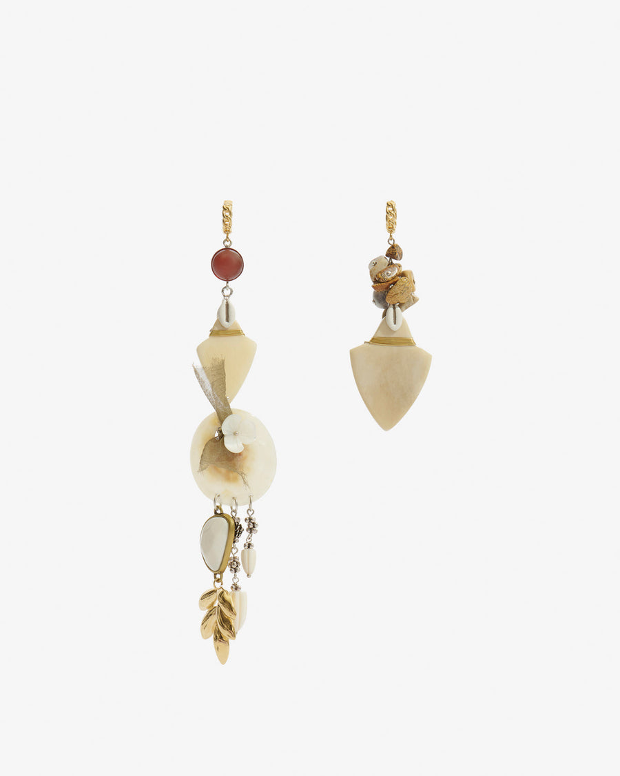 Boucle D'Oreille Anna — Écru, vue 1 ; référence BL0289FAD2B02B23EC