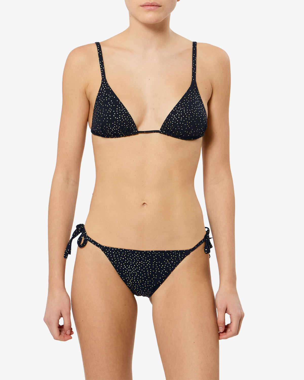 Soutien-gorge Feride — Noir et doré, vue 1 ; référence SG0025FAD2P01IBKGO