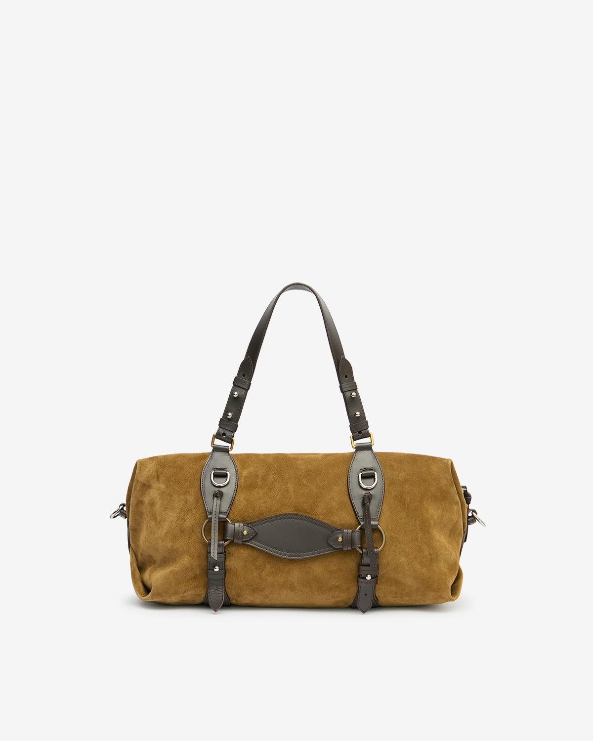 Sac Tilpa en cuir velours — Taupe, vue 3 ; référence PP0507FAD2C28M50TA
