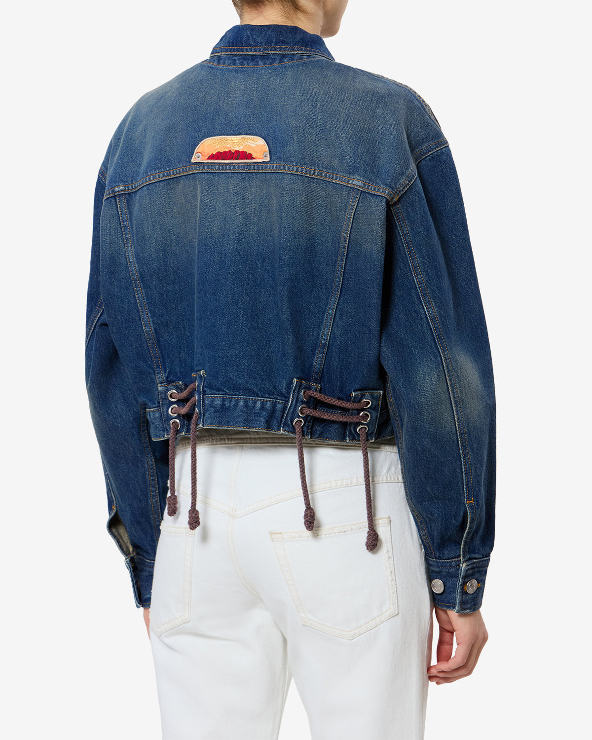 Veste Demia en denim — Bleu, vue 1 ; référence VE0743FAD2H06I30FB