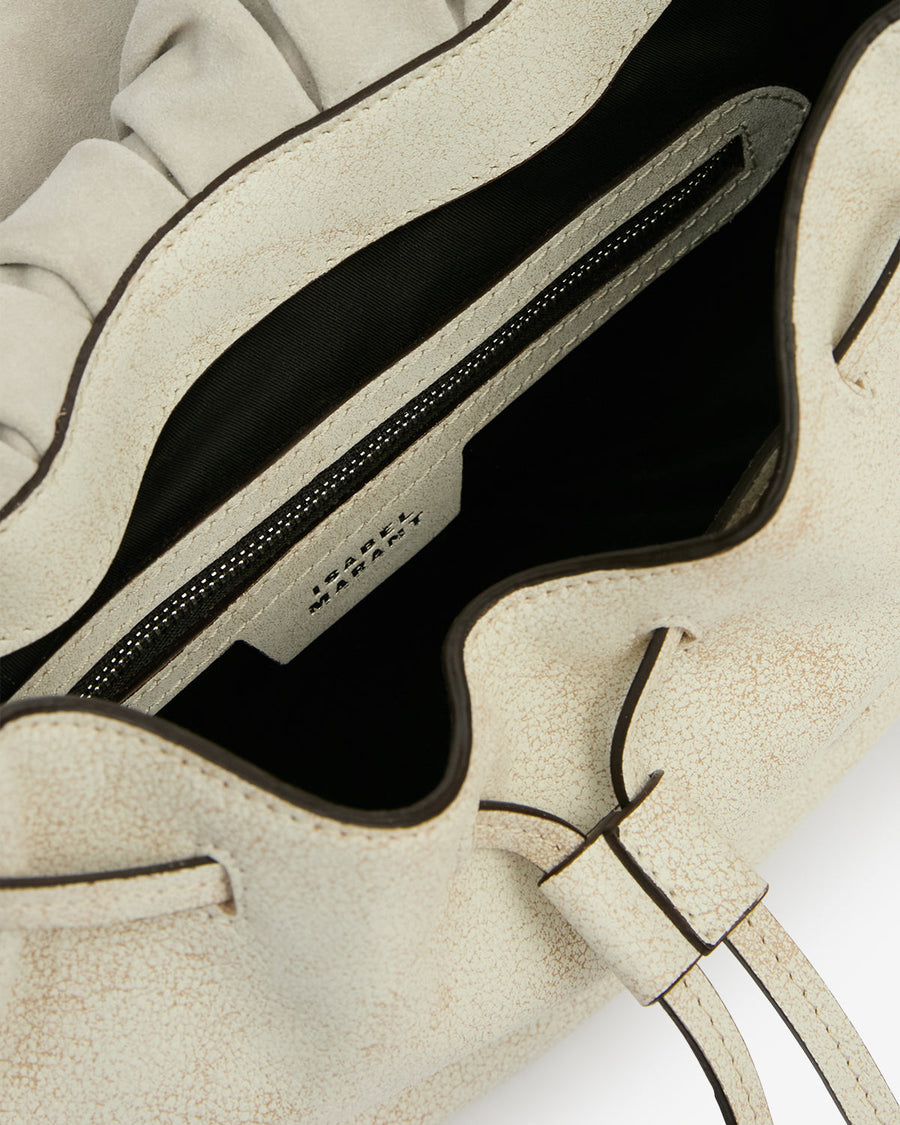Sac Bolton en cuir suédé — Beige, vue 1 ; référence PP0406FAD2C12M20CK