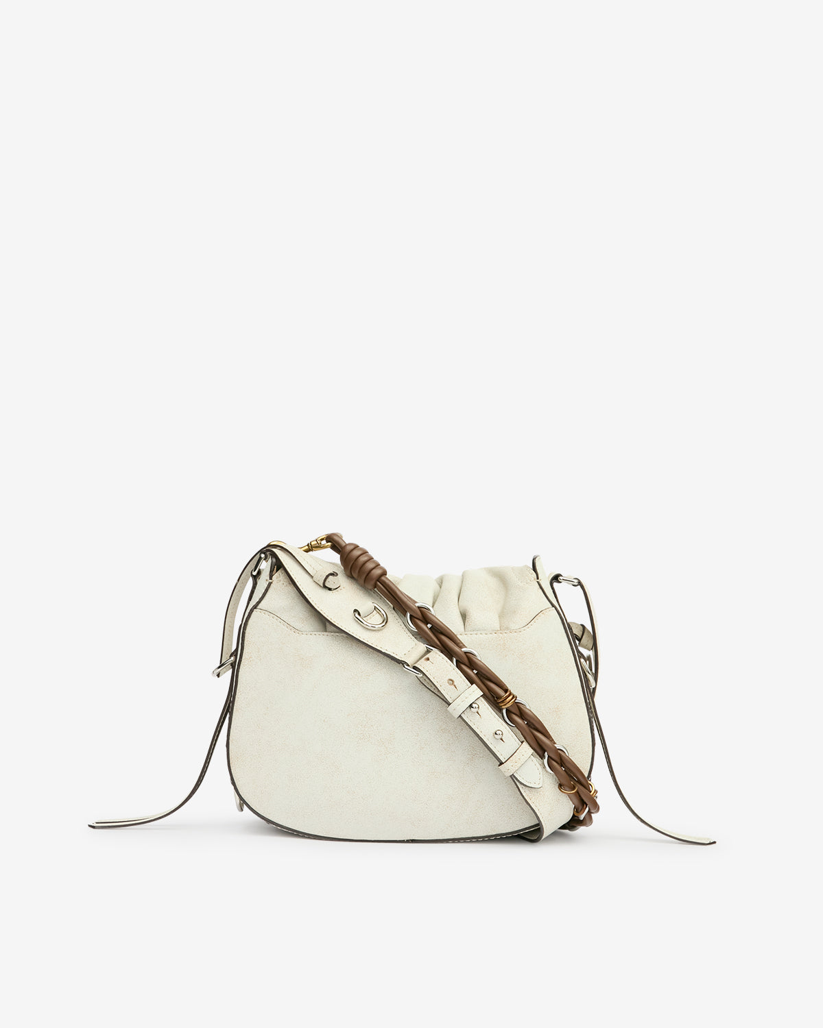 Sac Bolton en cuir suédé — Beige, vue 3 ; référence PP0406FAD2C12M20CK