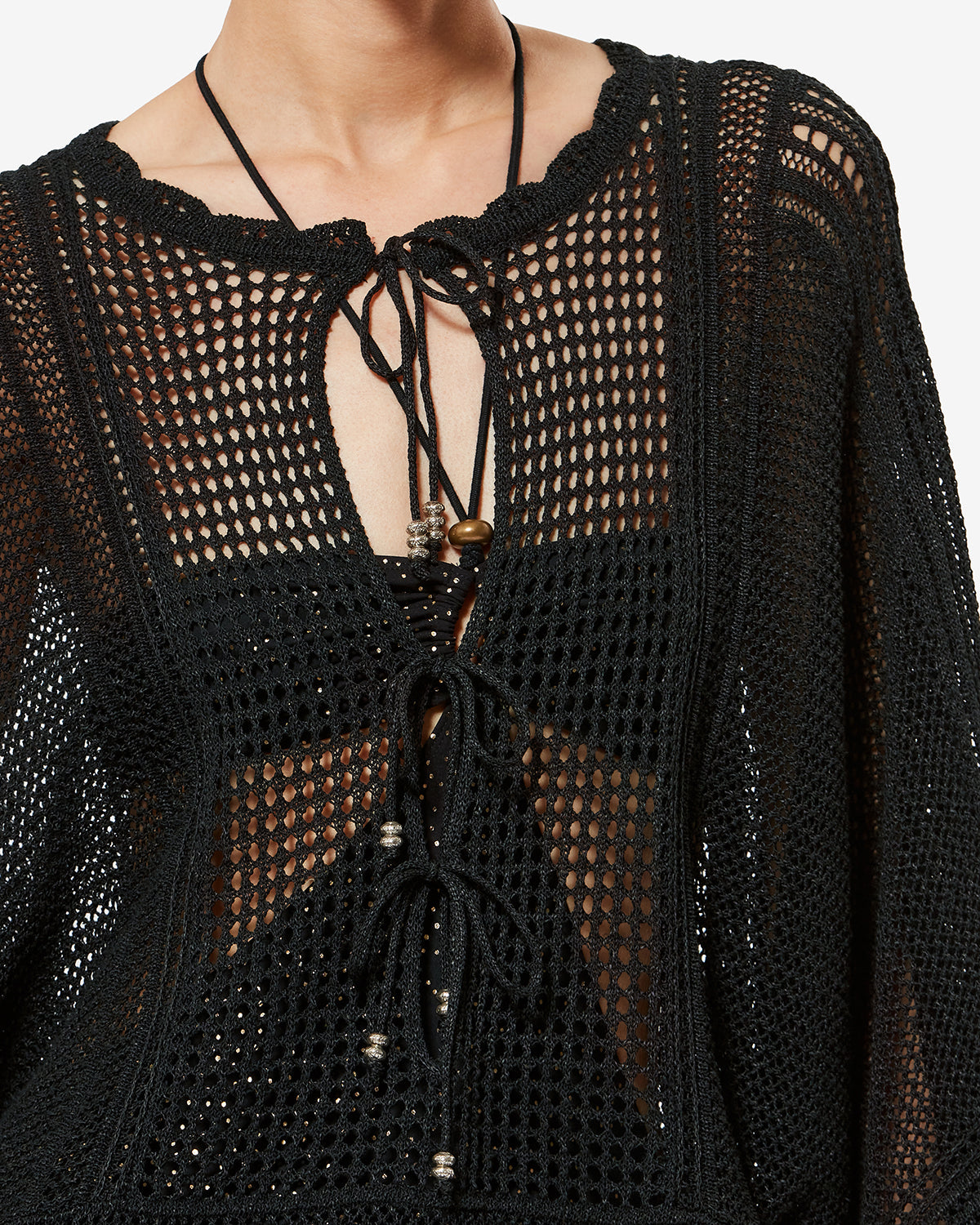 Robe Metina — Noir, vue 3 ; référence RO1154FAD2L13I01BK