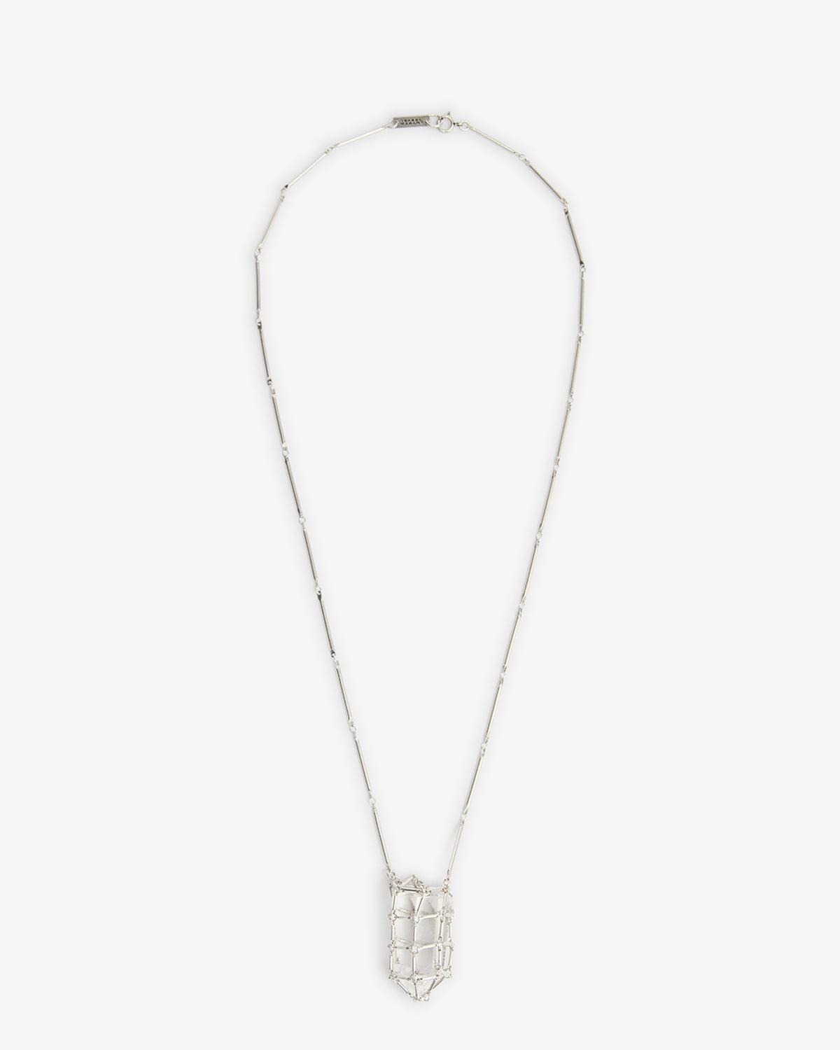 Sautoir Rock Crystal — Argenté, vue 1 ; référence SA0021FAD2B03BTRSI