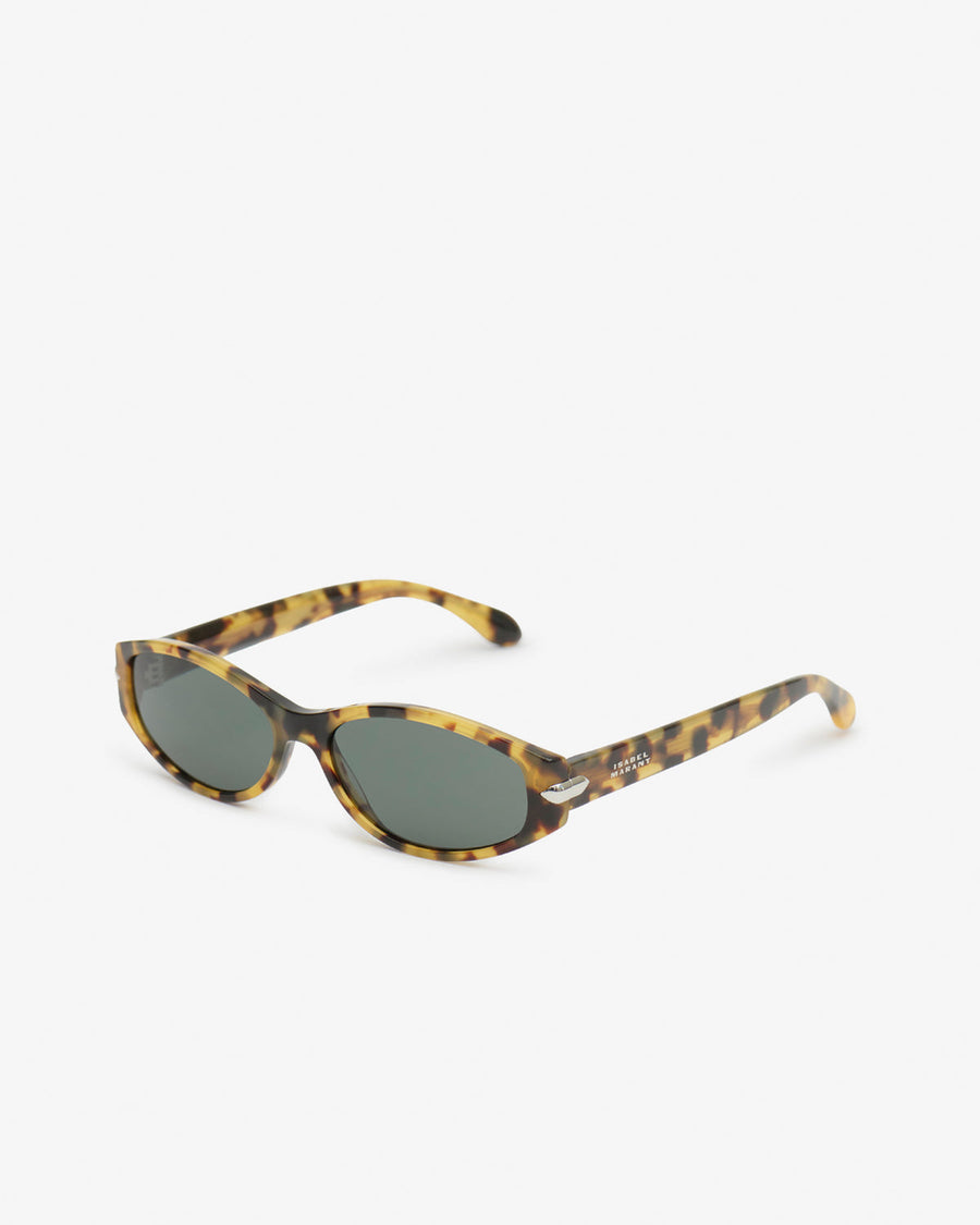Lunettes De Soleil Pixa — Havane miel-vert, vue 2 ; référence IM0265SD2L01LC9BQT