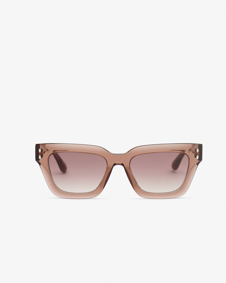Lunettes de soleil Carmy — Rouge brique nuancé, vue 1 ; référence IM0251SA2L02L2LFTX