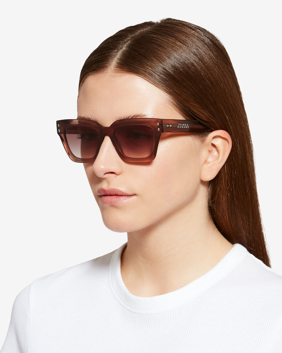 Lunettes de soleil Carmy — Rouge brique nuancé, vue 3 ; référence IM0251SA2L02L2LFTX