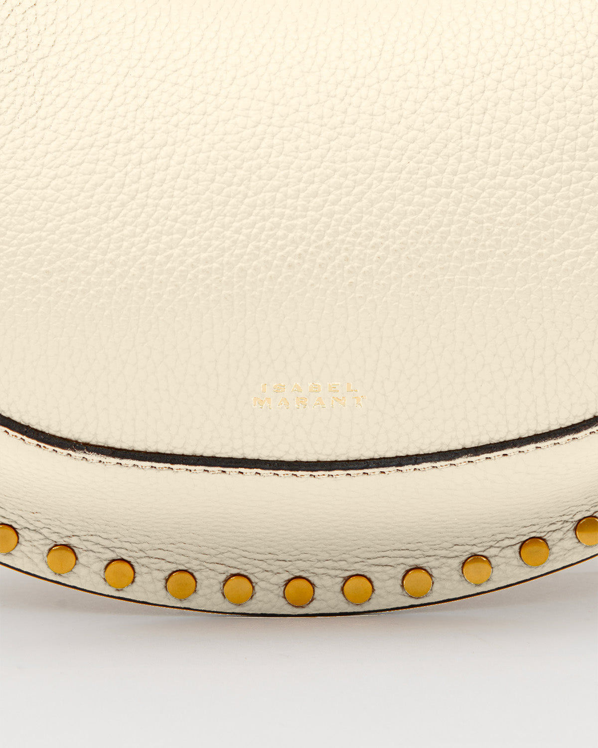Sac Oskan Moon en cuir grainé — Beige, vue 1 ; référence PP0003FAD1C04M20CK