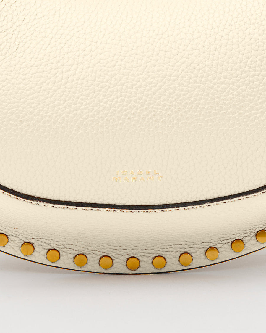 Sac Oskan Moon en cuir grainé — Beige, vue 1 ; référence PP0003FAD1C04M20CK