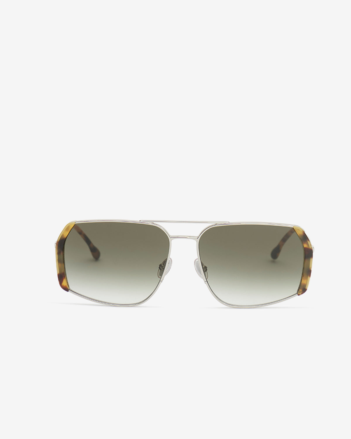 Lunettes de soleil Aviator Willo — Jaune havane-nuance vert pâle, vue 1 ; référence IM0261SD2L02LHBN9K