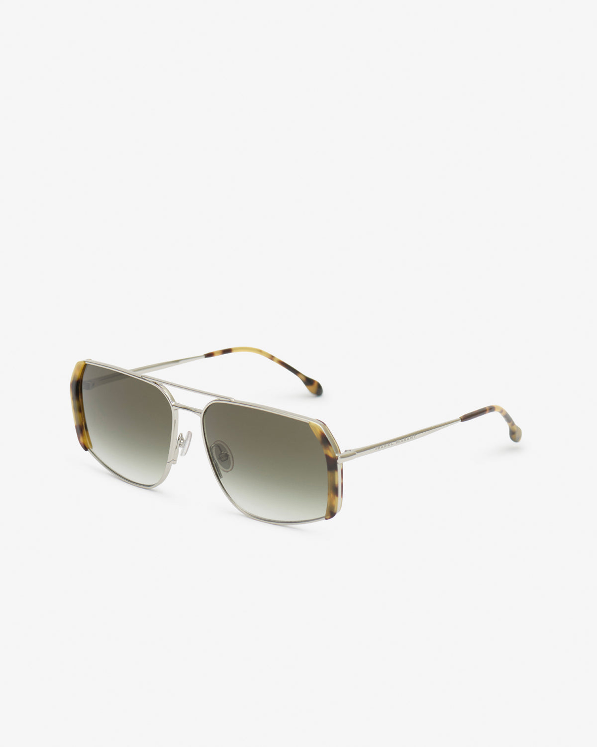 Lunettes de soleil Aviator Willo — Jaune havane-nuance vert pâle, vue 2 ; référence IM0261SD2L02LHBN9K