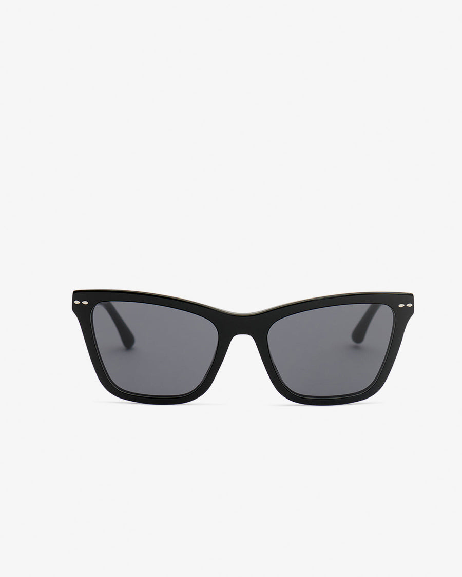 Lunettes de soleil Cat Eye Leyna — Noir pall-Gris, vue 1 ; référence IM0255SC4L03L807IR