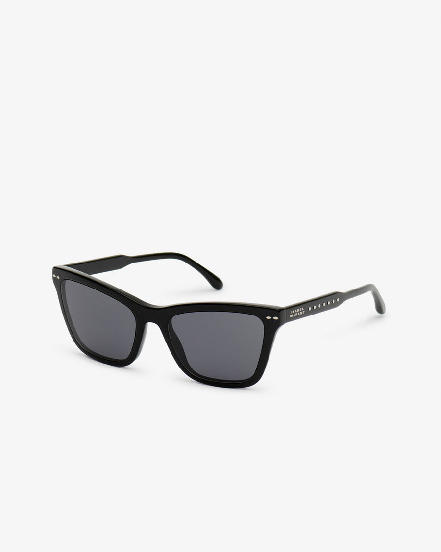 Lunettes de soleil Cat Eye Leyna — Noir pall-Gris, vue 2 ; référence IM0255SC4L03L807IR