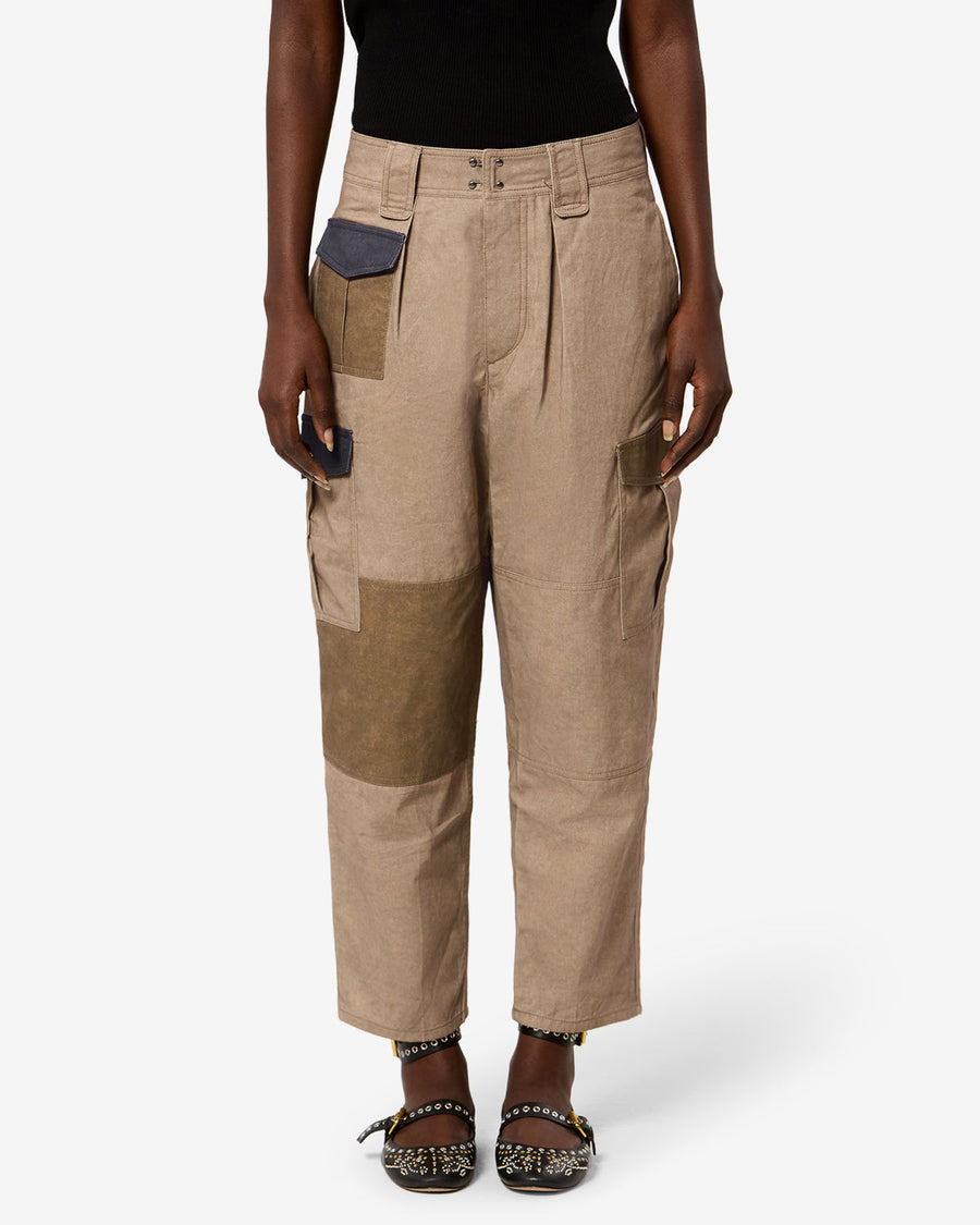 Pantalon Renzae — Kaki, vue 1 ; référence PA0806FAD3G03E67KI