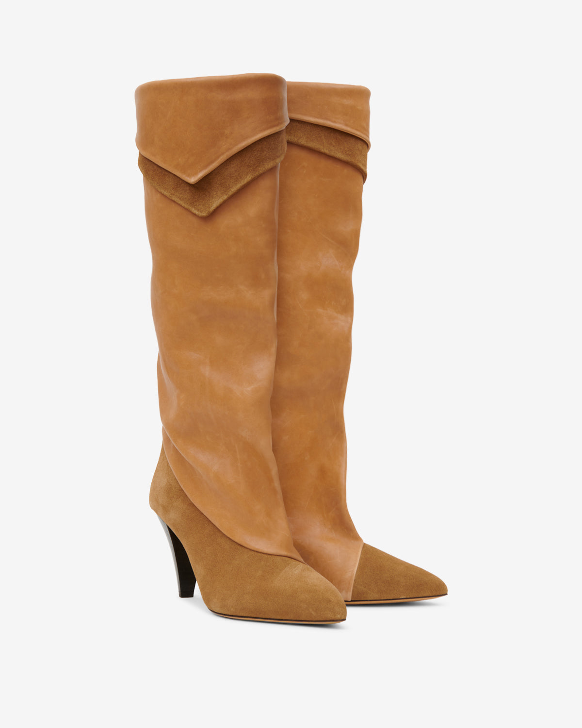 Bottes Lezra — Cognac, vue 1 ; référence BT0054FAD3A01S50CO