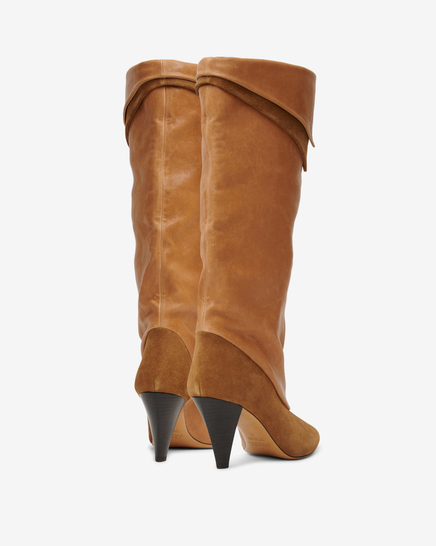 Bottes Lezra — Cognac, vue 2 ; référence BT0054FAD3A01S50CO