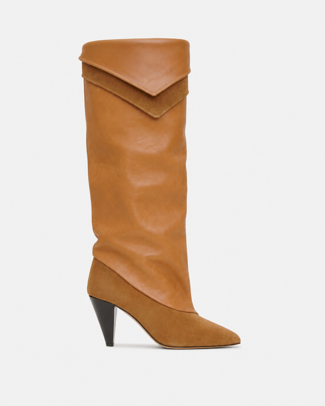 Bottes Lezra — Cognac, vue 3 ; référence BT0054FAD3A01S50CO