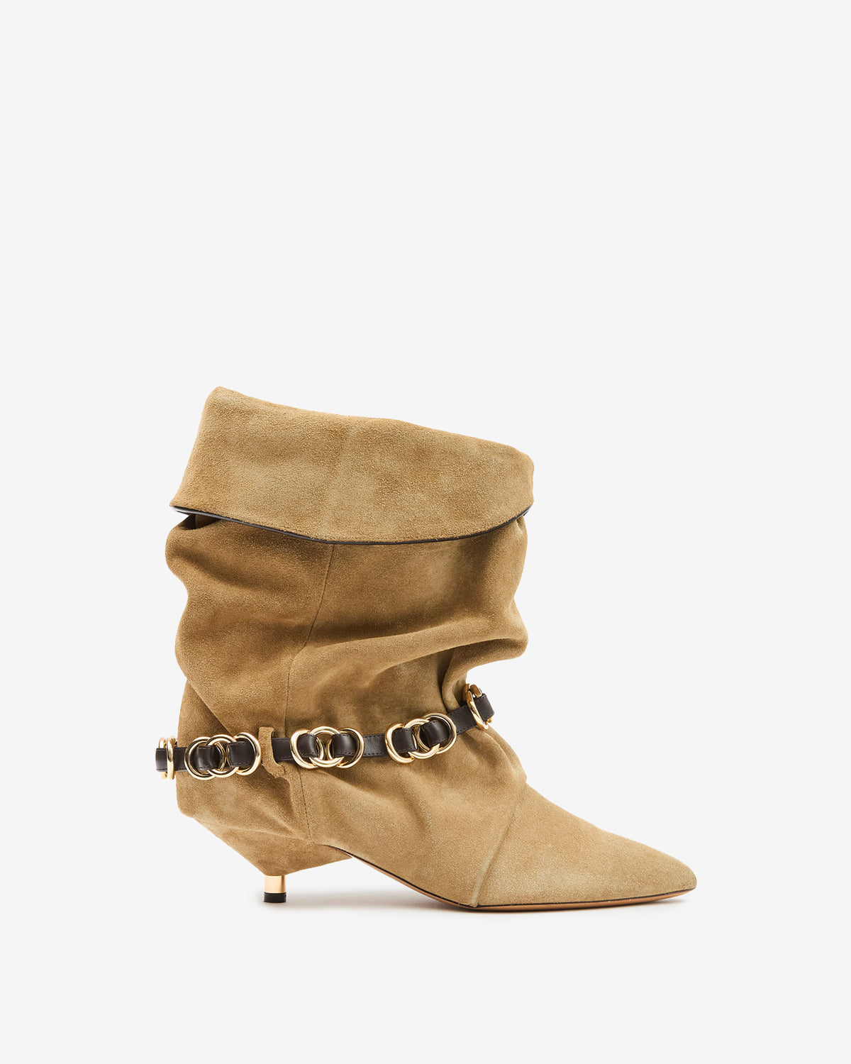 Bottines Edrik Rings — Taupe, vue 1 ; référence BO0285FAD3A04S50TA