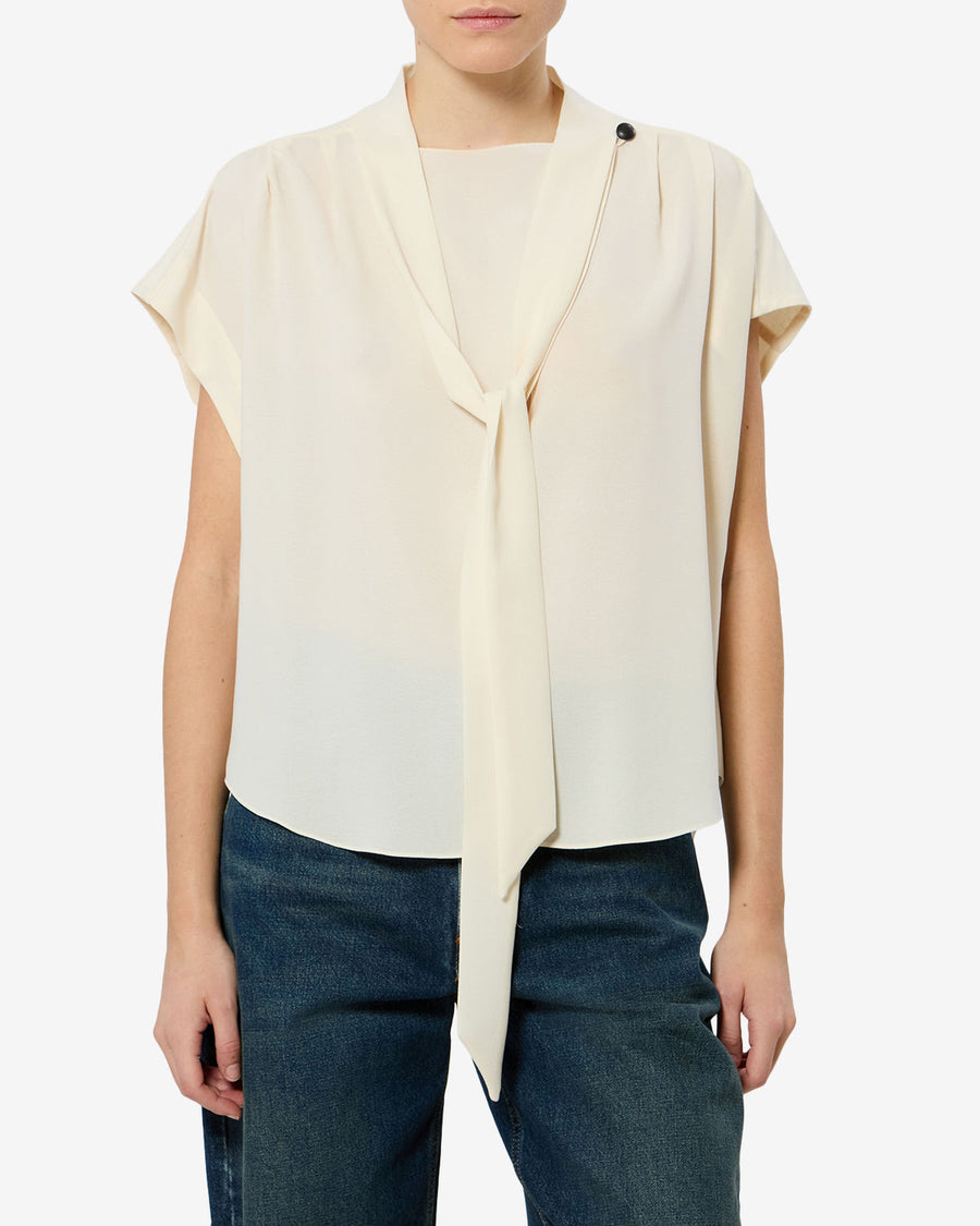 Top Selene — Écru, vue 1 ; référence HT0895FAD3J03I23EC