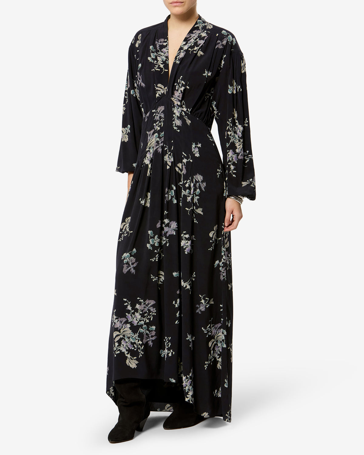 Robe Lynoa — Noir, vue 1 ; référence RO1100FAD3J02E01BK