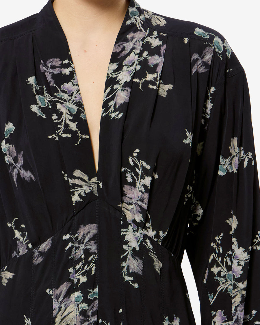 Robe Lynoa — Noir, vue 2 ; référence RO1100FAD3J02E01BK