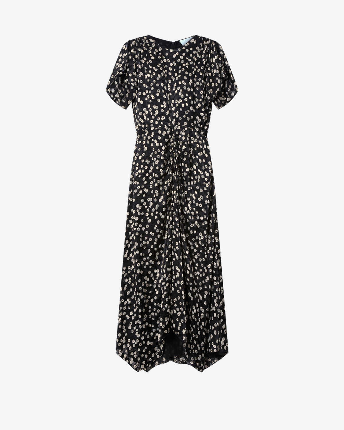 Robe Herva — Noir et écru, vue 3 ; référence RO1180FAD3J14IBKEC
