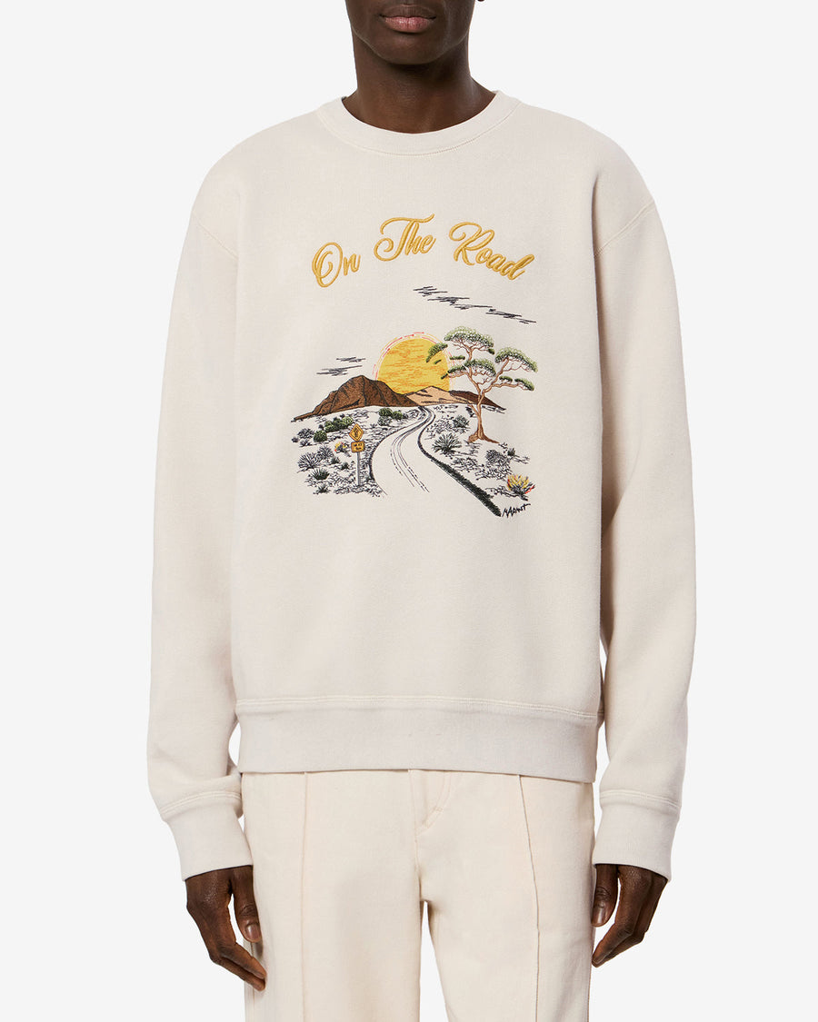 Sweatshirt Mikoy — Écru, vue 1 ; référence SW0029HAD3M06H23EC