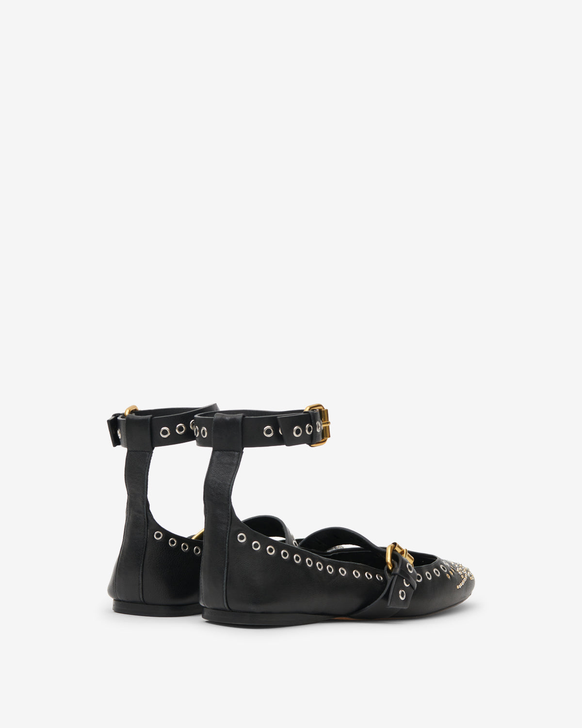 Ballerines Ylza — Noir, vue 3 ; référence BN0037FAD3A25S01BK