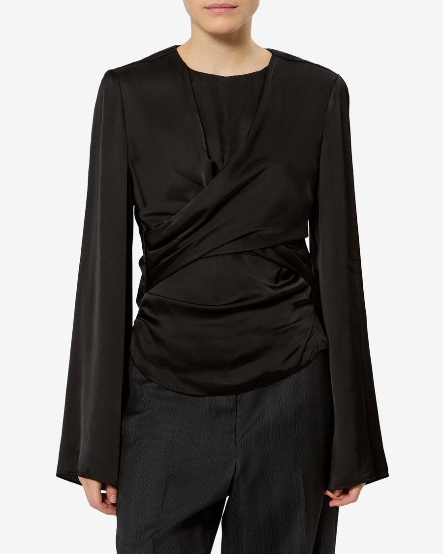 Blouse Neame — Noir, vue 1 ; référence HT0894FAD3J13I01BK
