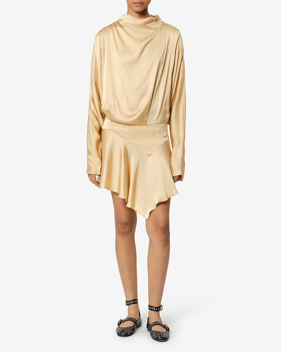 Robe Neline — Beige, vue 2 ; référence RO1094FAD3J13I90BE