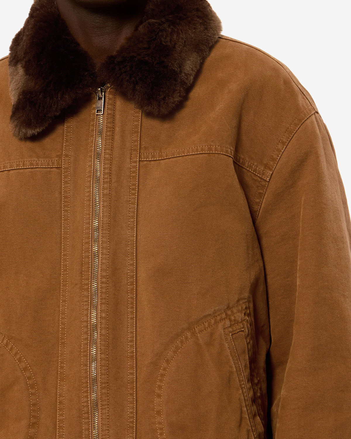 Manteau Amaric — Caramel, vue 3 ; référence MA0594HAD3G05H50CA