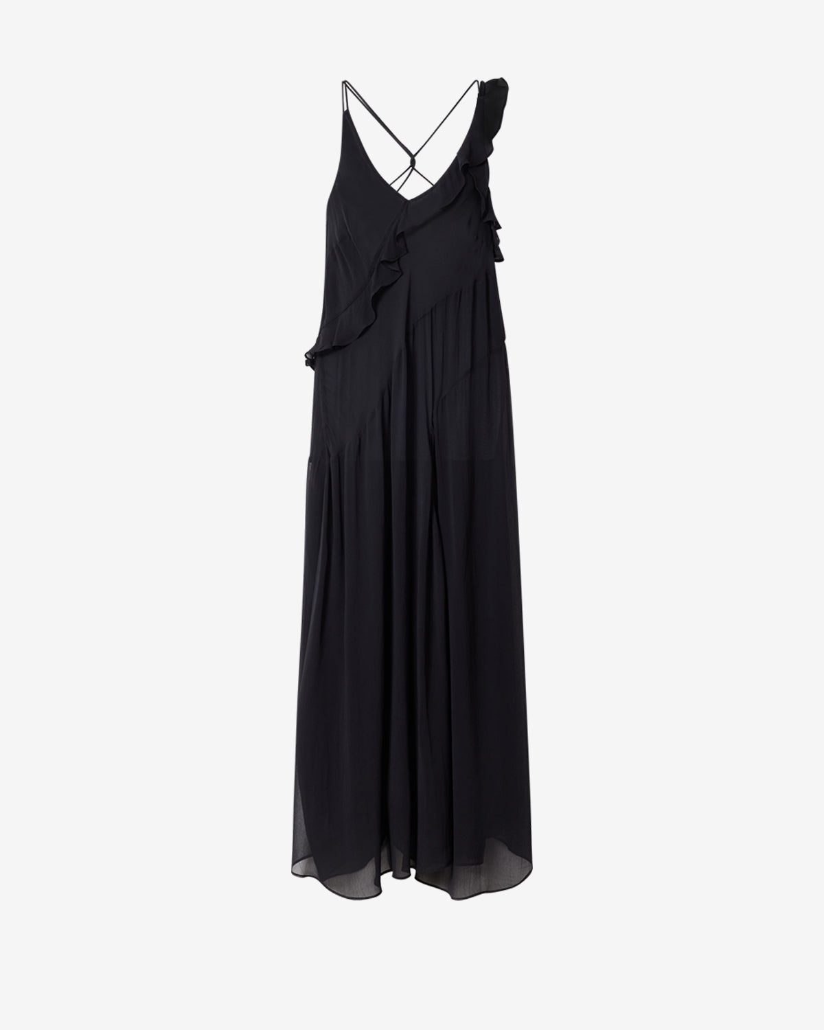 Robe Luxie — Noir, vue 3 ; référence RO1002FAD3J01E01BK