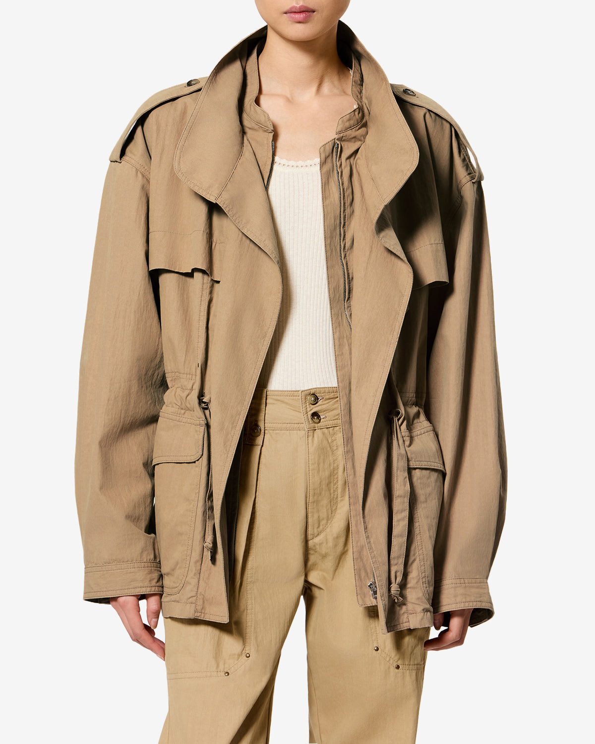Veste Adelys — Clair kaki, vue 1 ; référence VE0750FAD3G02I67LK