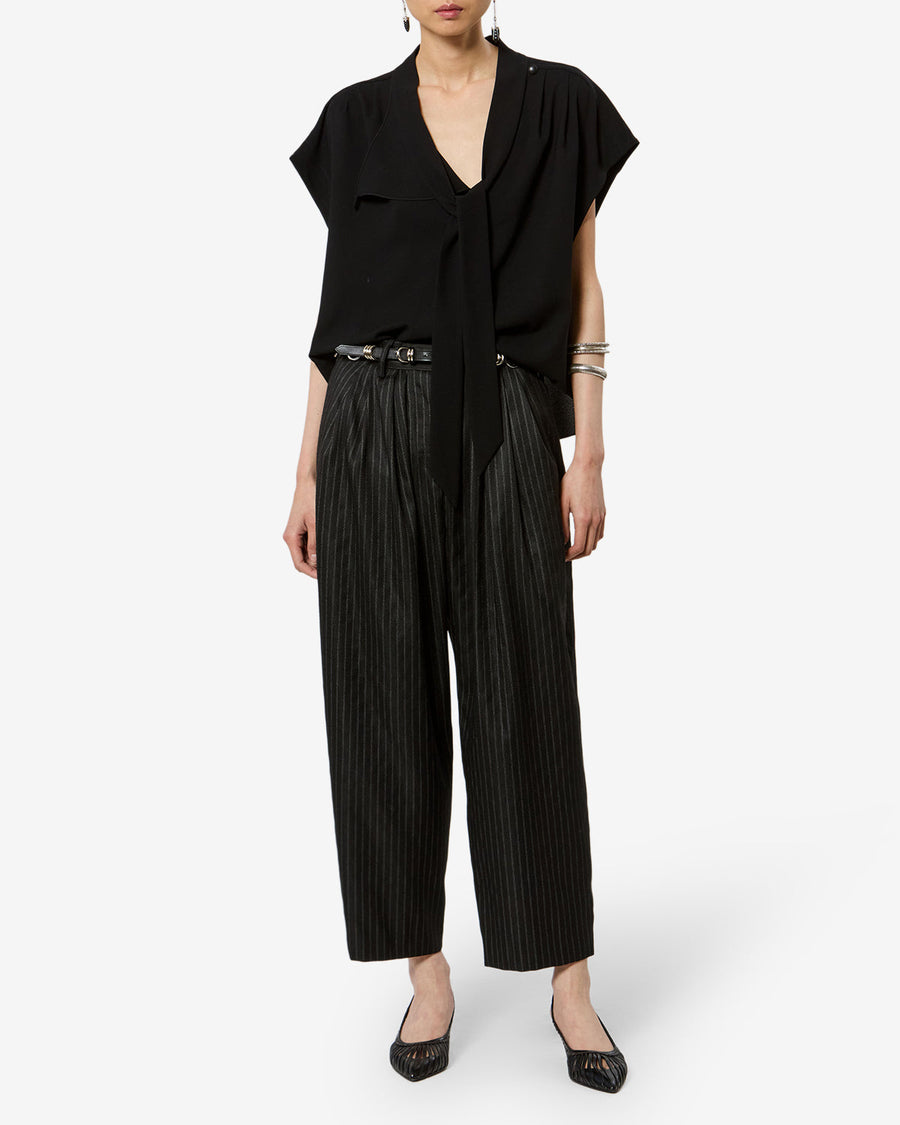 Top Selene — Noir, vue 2 ; référence HT0895FAD3J03I01BK